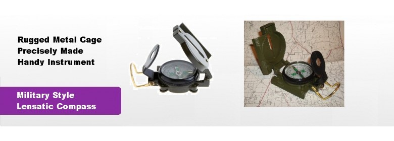 Military Style Lensatic Compass