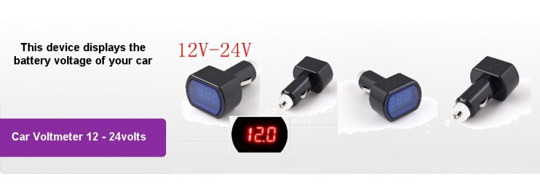 Car voltmeter